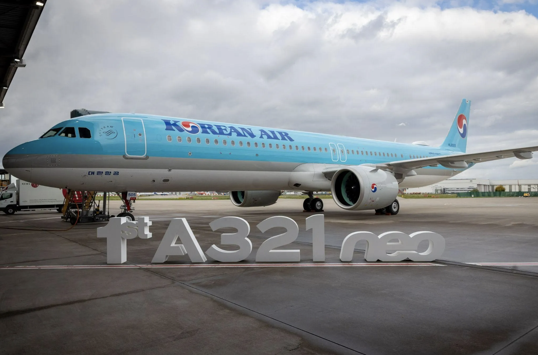 Korean Air エアバスA321 1/200 ＊価格変更 NG Models Korean Air A321neo HL8509 13096 1:400